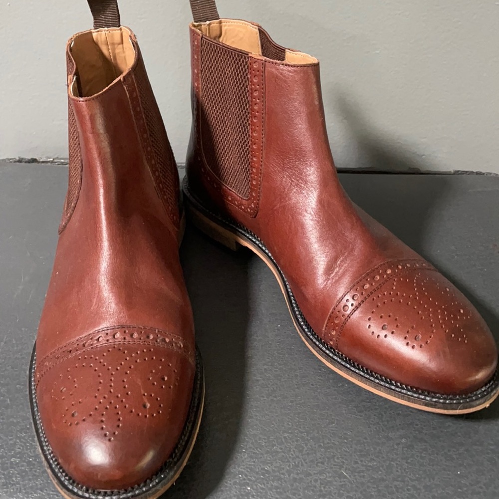 Steve Madden leather ankle boots